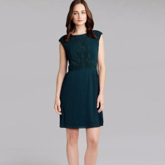 ted baker teal dress